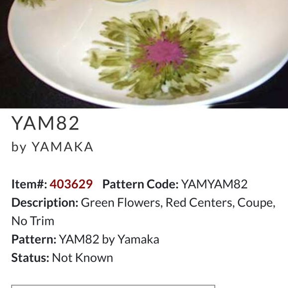 Yamaka China Snack set 16 pc - Picture 3 of 4